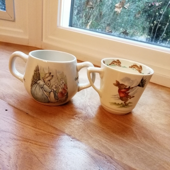 Vintage Bone China Peter Rabbit Cups, Set of Two - Picture 2 of 9